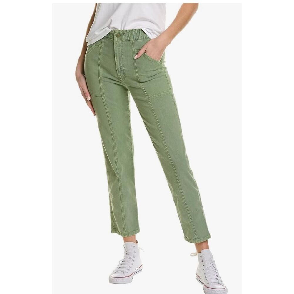 MOTHER Women's The Springy Ankle Jeans Loden Moss Size 29 NWT